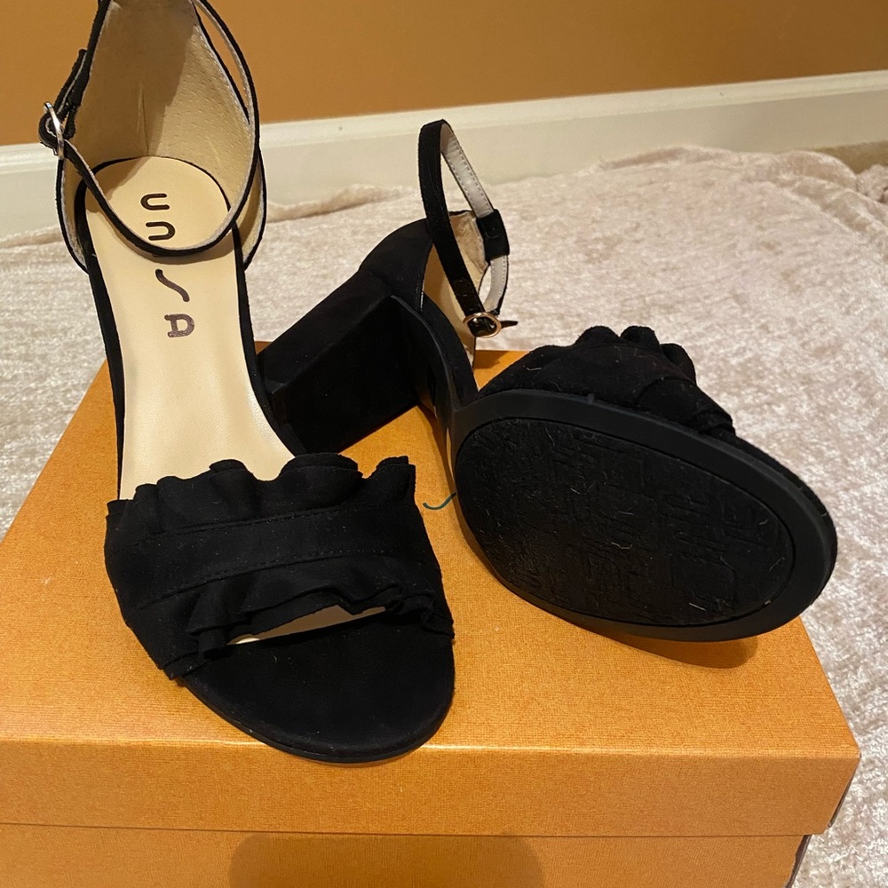 Black Strappy Heels